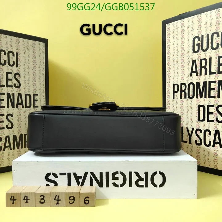 View 9 of Medium Gucci GG Marmont Shoulder Bag in Whitewith Gold Hardware 543219