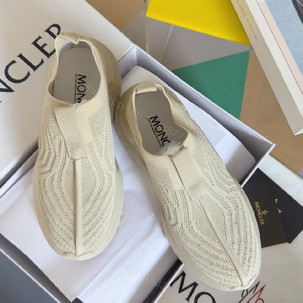View 2 of Neutral Knit Luxe Sneakers: Light Weight, All-Day Comfort