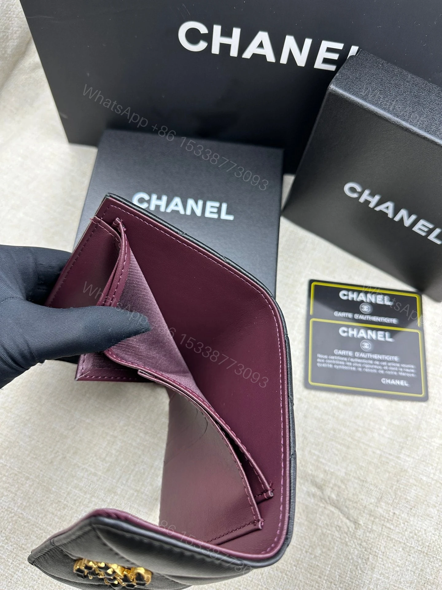 View 8 of Chanel 19 Small Flap Wallet