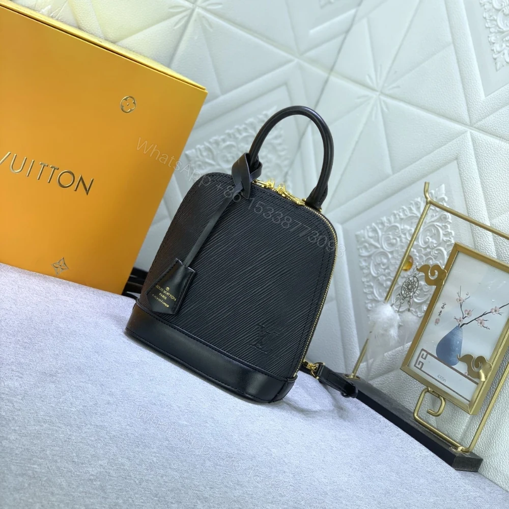 View 3 of Louis Vuitton Alma Backpack Epi Leather Black 20Cm M25103