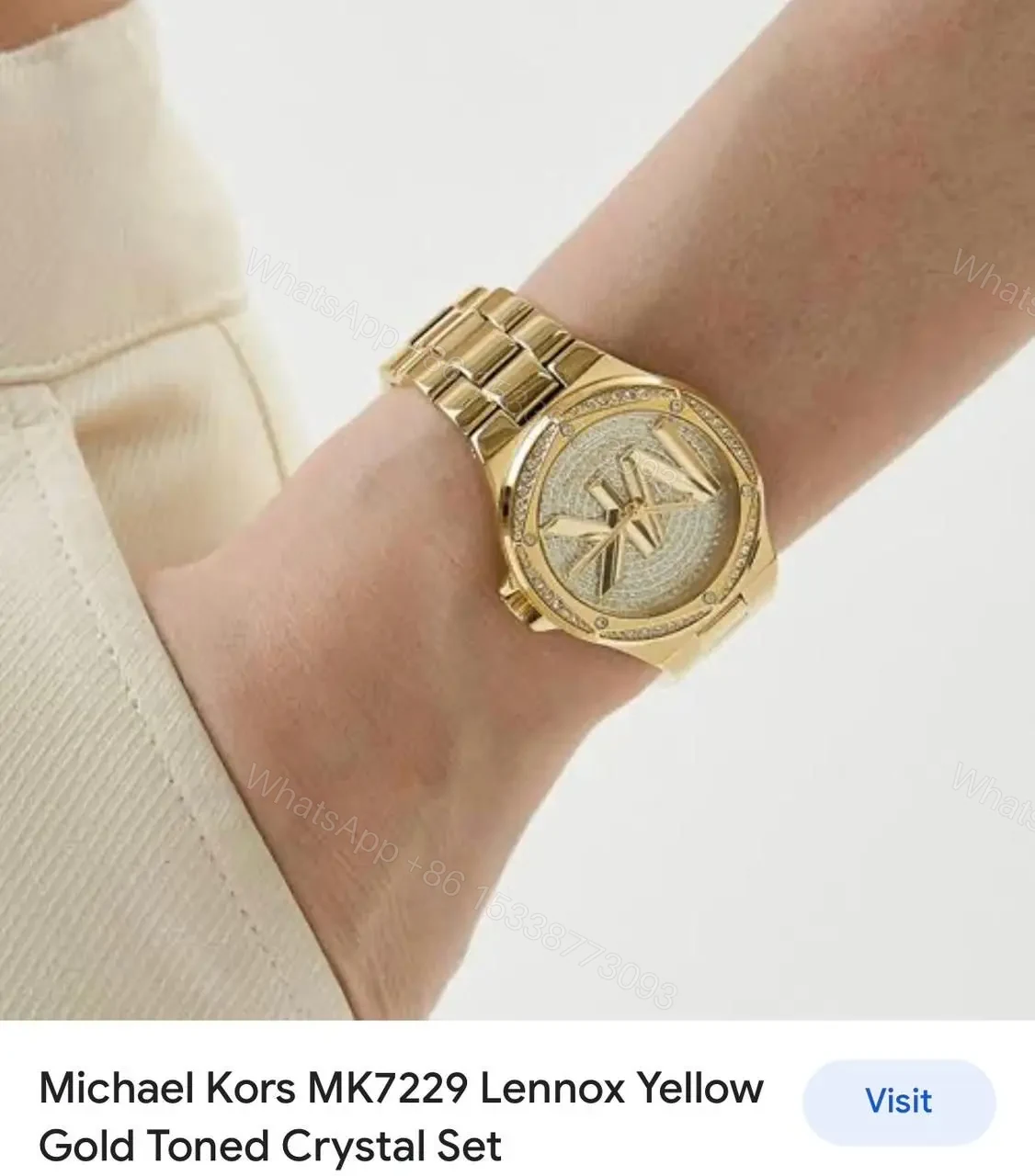 View 6 of Michael Kors Gold Diamond