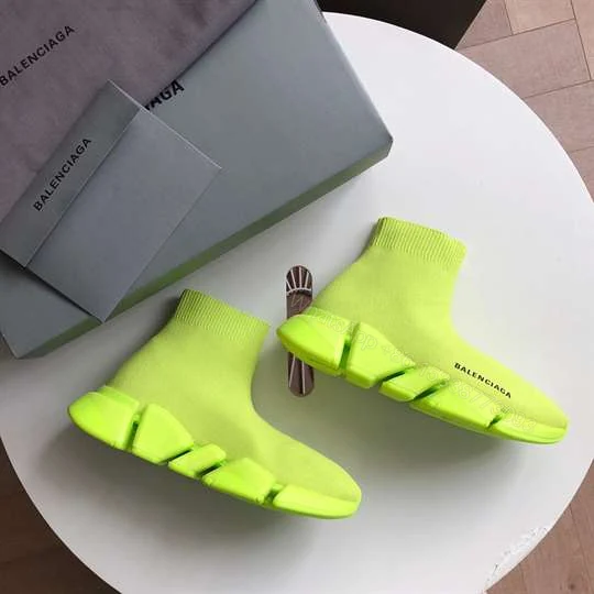 View 5 of BALENCIAGA MEN’S SPEED 2.0 SNEAKER IN YELLOW – BB140