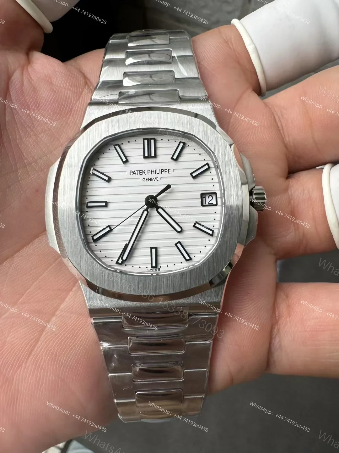 View 7 of Patek Philippe Super Clone Nautilus 5711 White Dial 40MM