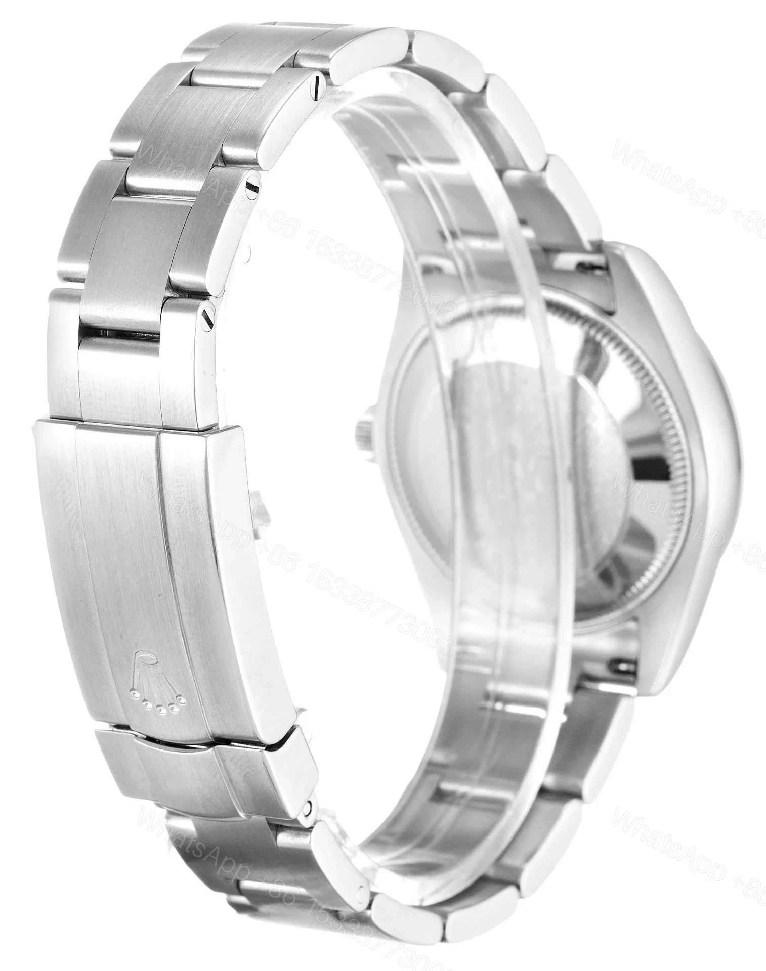 View 3 of Replica Rolex Oyster Perpetual Lady Black Dial 177234 31 mm