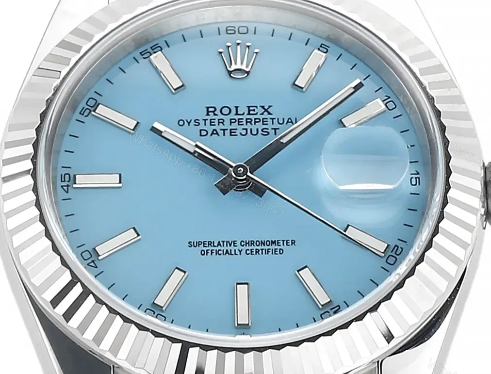 View 6 of C+ Factory Clean Factory JVS Silver Blue Dial Datejust Watch