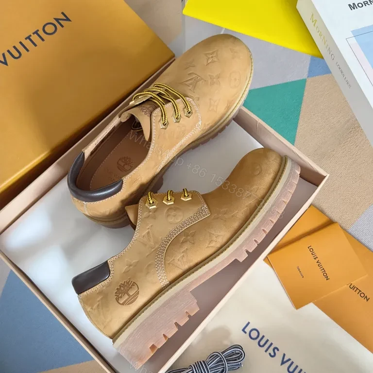View 8 of Warm LV Monogram Leather High-Top Sneakers