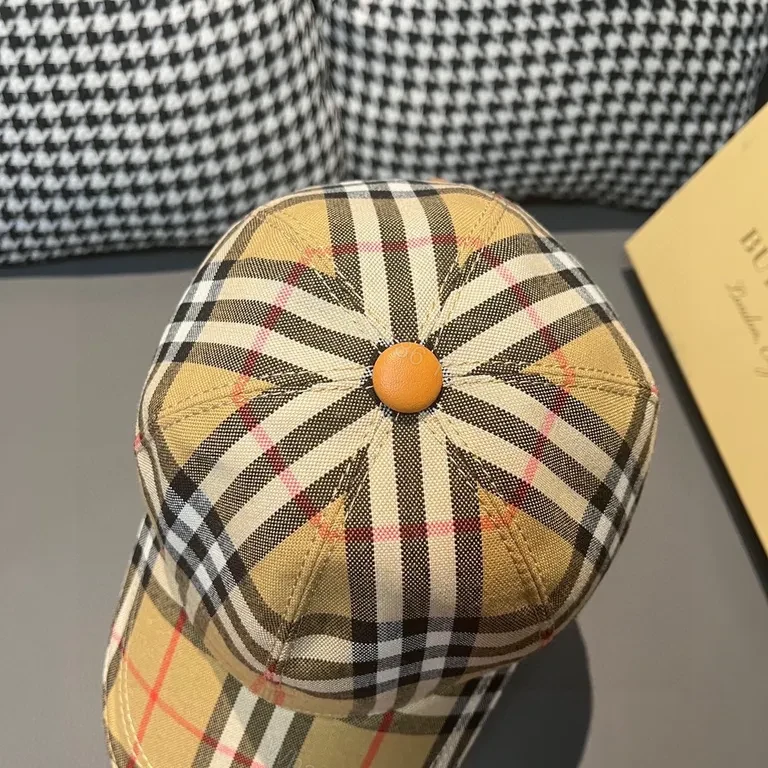 View 9 of Plaid Cap with Signature Check â€” Timeless Modern Fit