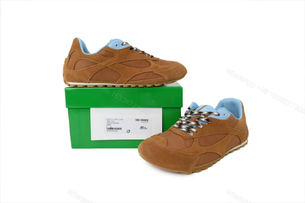 View 8 of Bottega Veneta Orbit Sneaker 'Amber' 838373 V3MS2 2589