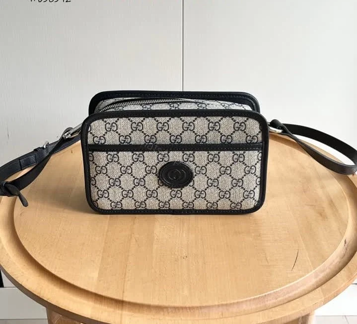 View 3 of Gucci Dupe Mini Interlocking G Camera Bag 658572