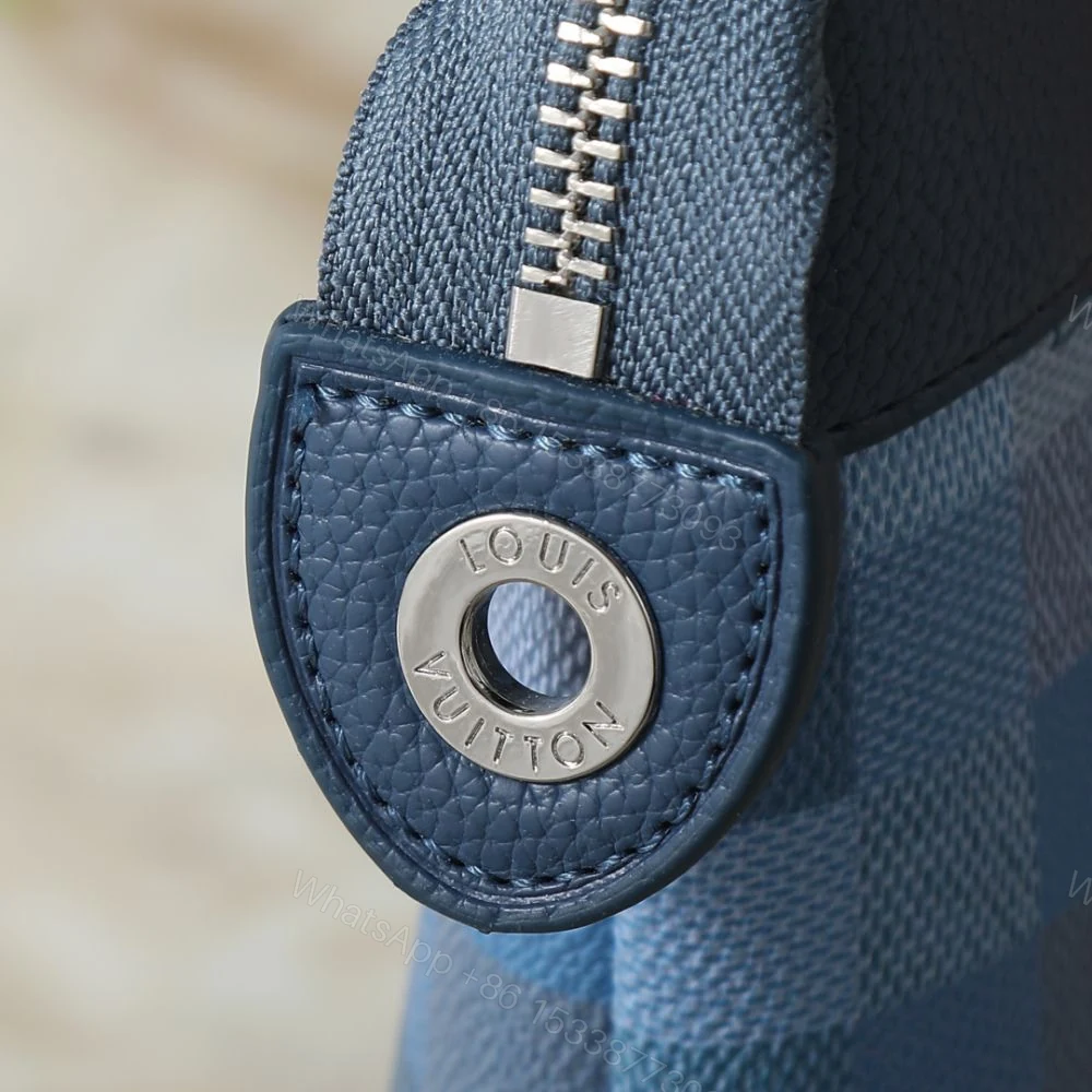 View 7 of Louis Vuitton Pochette Voyage Souple Blue 30Cm M28846
