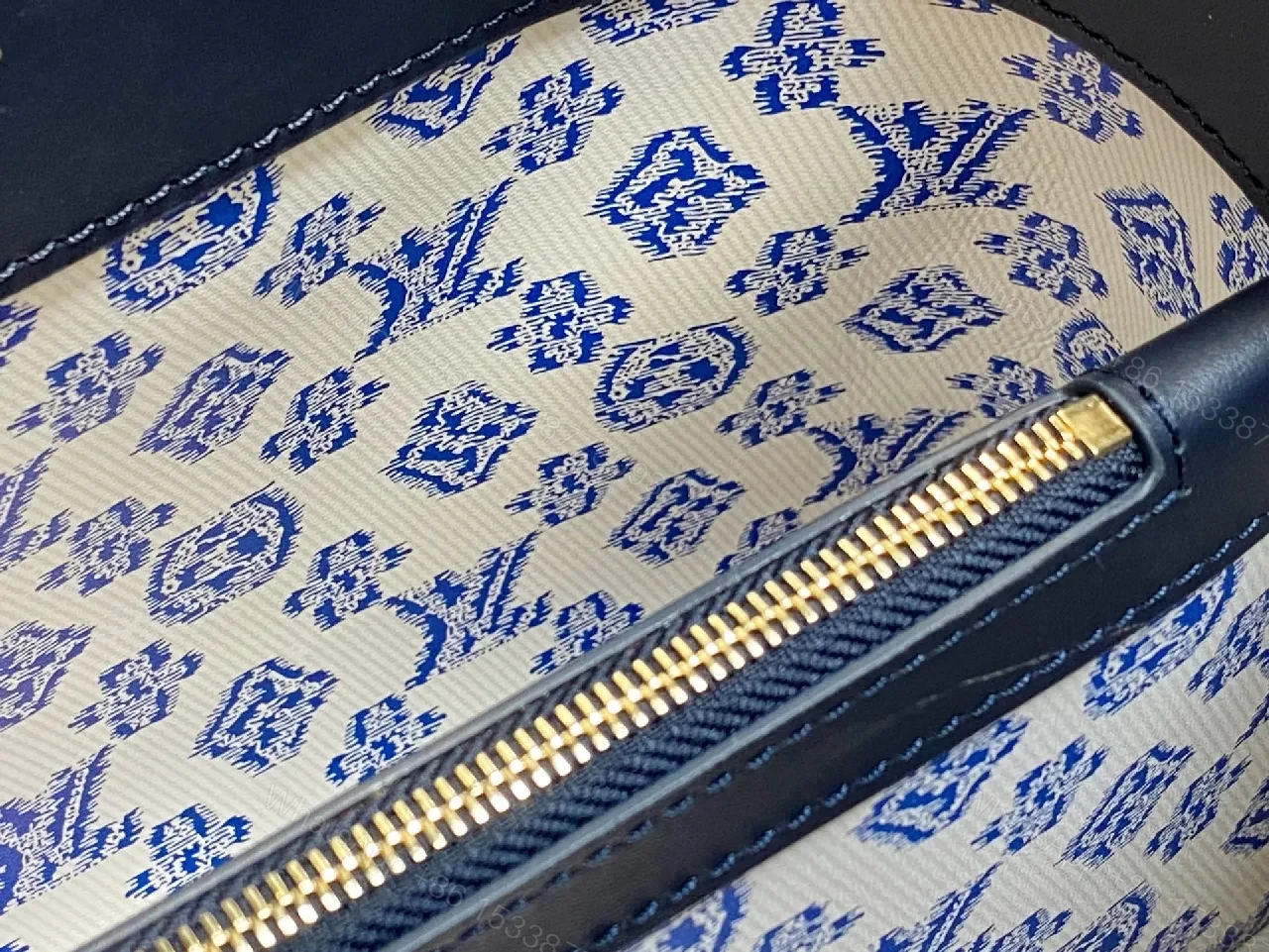 View 8 of Natural Rattan Bag + Leather Trim + Luxe Minimalist + LV-Inspired Accent + Handbag