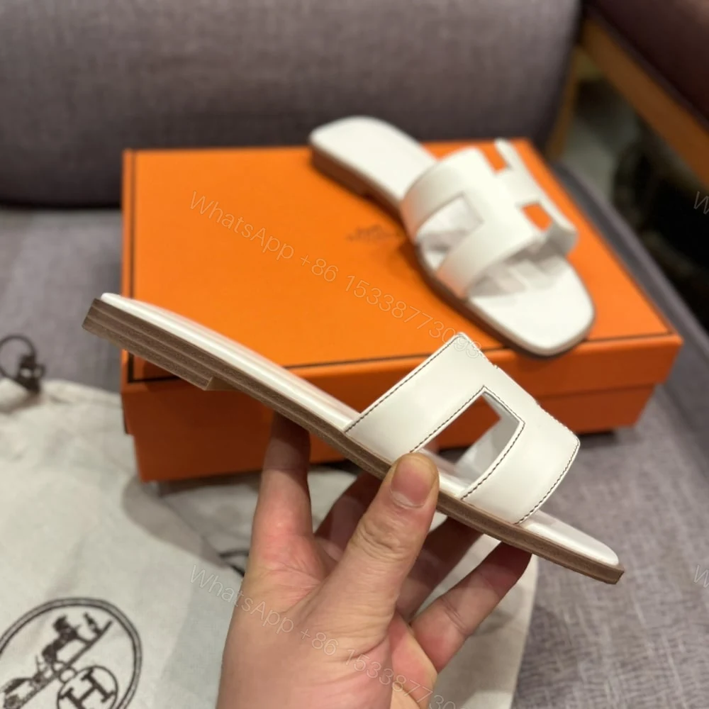 View 5 of HERMES ORAN SANDAL BLANC H021056Z 02350