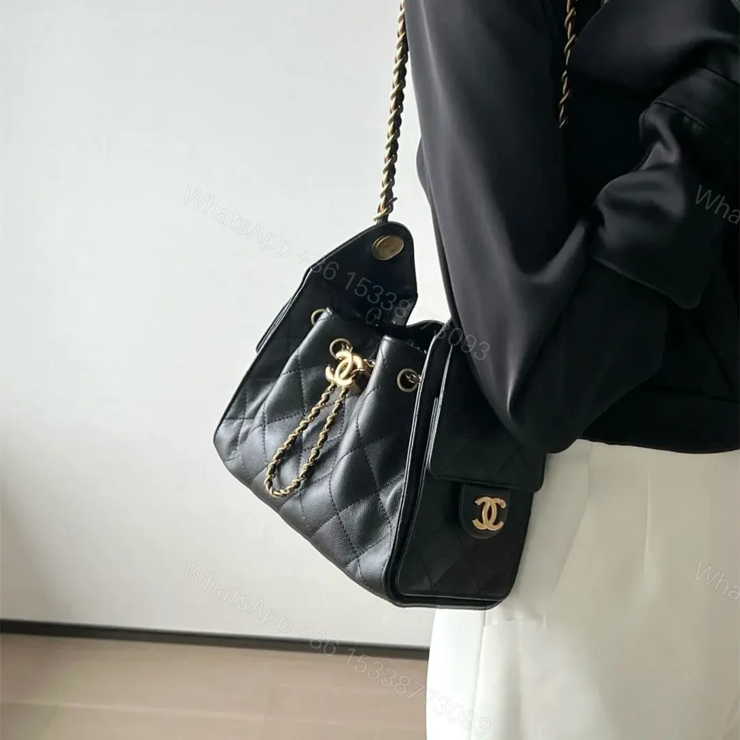 View 15 of 高仿Chanel*26C系列AS5631小牛皮腋下單肩包Mini黑色免檢版
