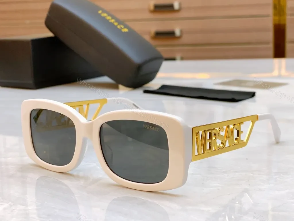 View 2 of Blue Acetate Sculpted Frame Sunglasses - Premium Logo, UV400 Lenses