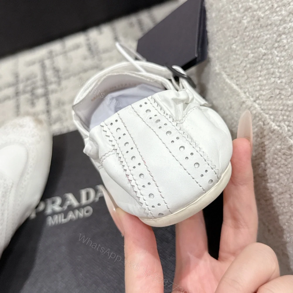 View 8 of 高仿Prada*2EG469C小牛皮懶人鞋白色免檢版