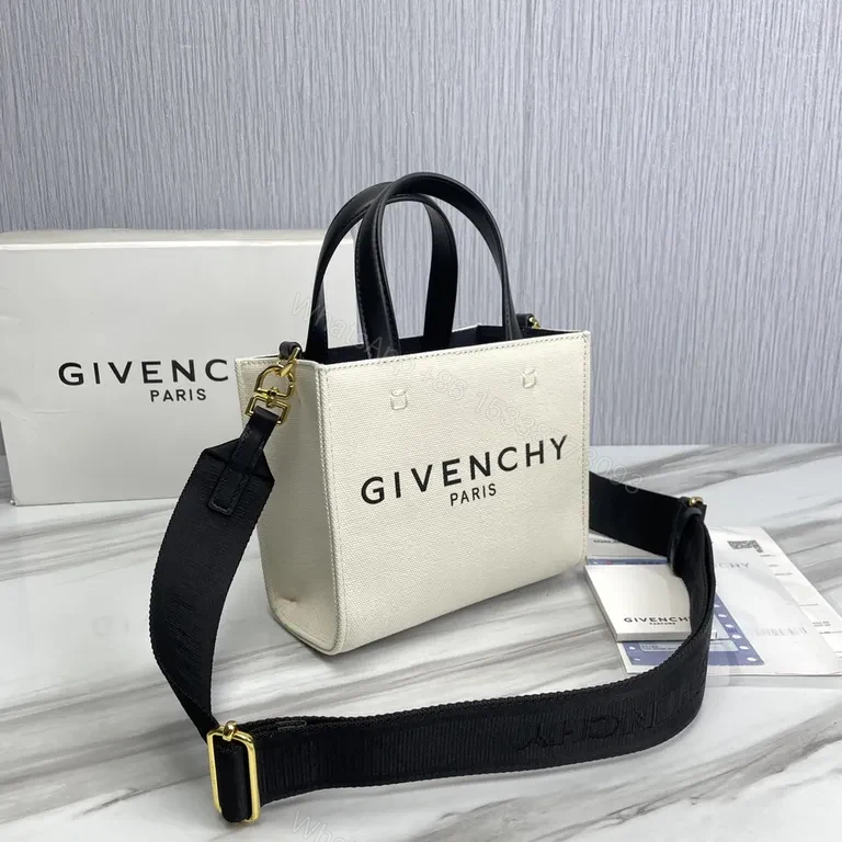 View 8 of Structured Tote with Mini Vector Hold - Givenchy Luxury Bag