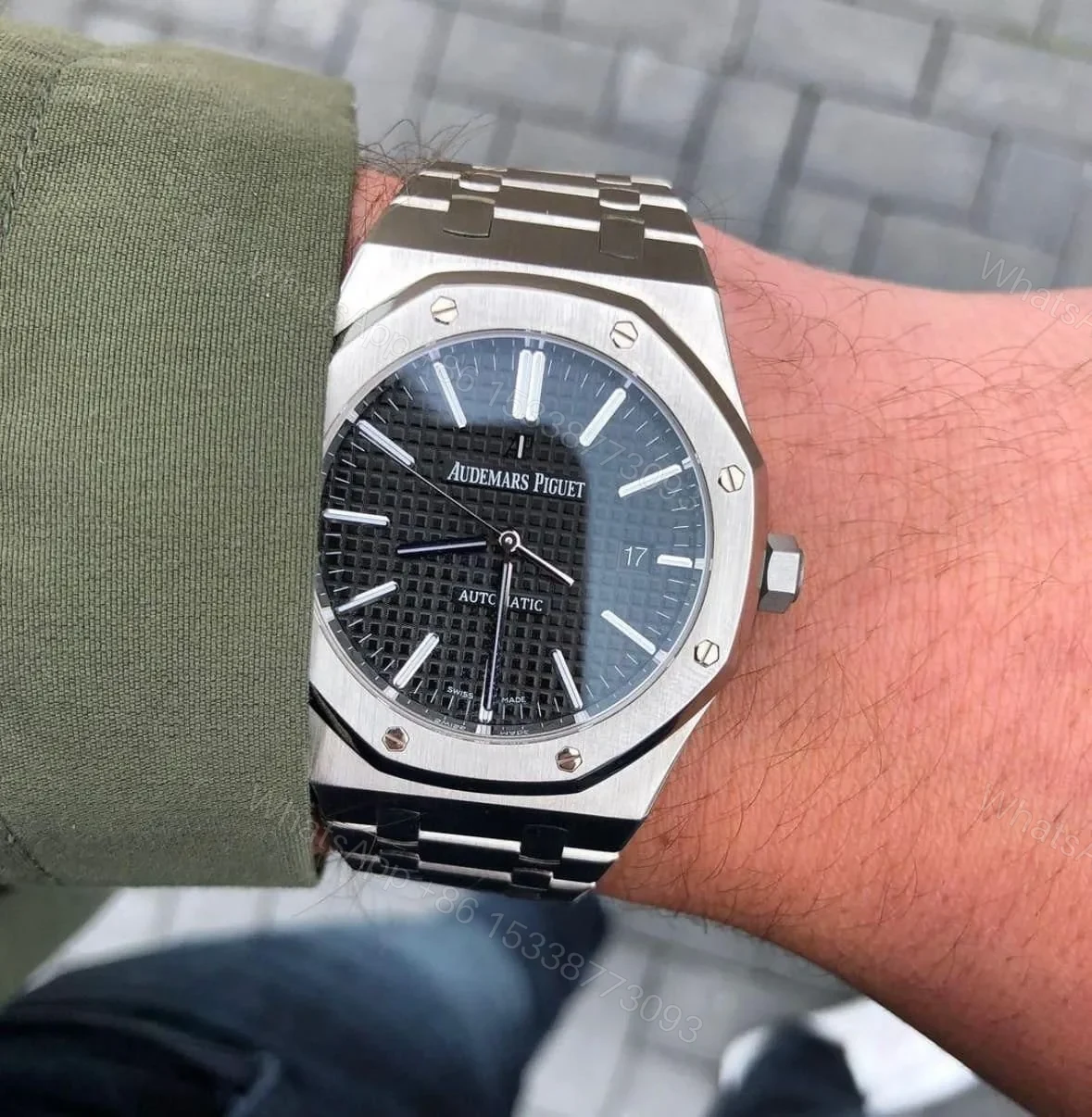 View 2 of Audemars Piguet Royal oak Premium Silver – Black Dial