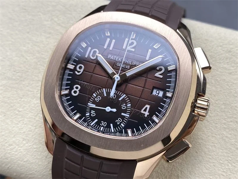 View 15 of Replica Patek Philippe Aquanaut Rose Gold Super Clone