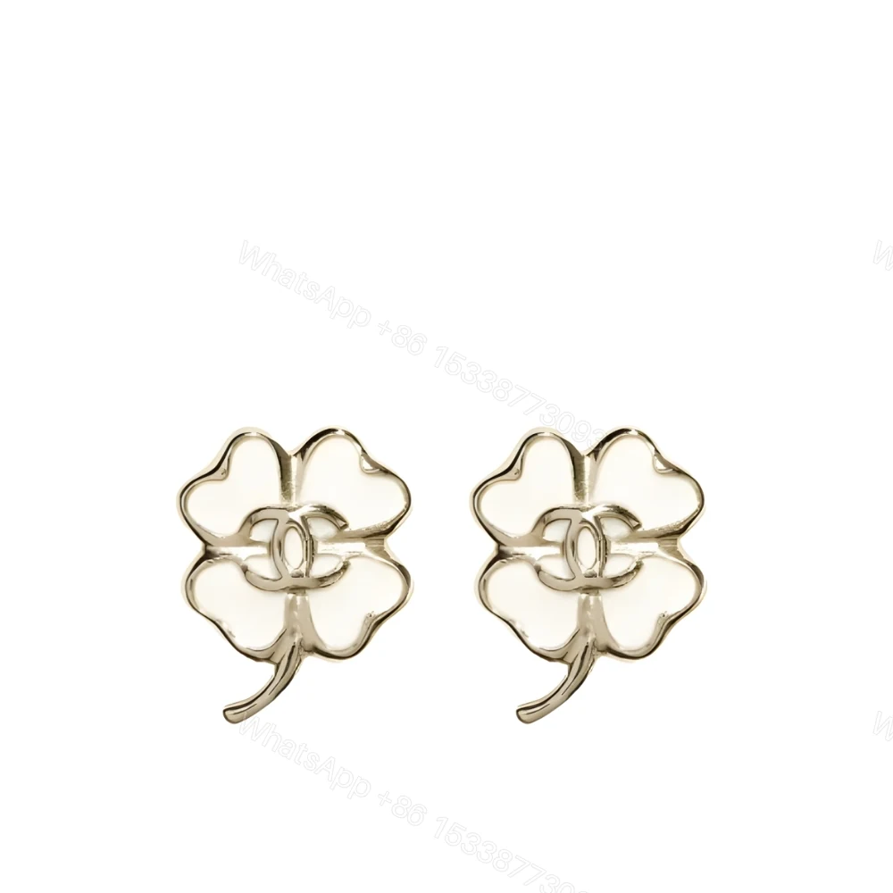Chanel Stud Earrings In Gold Metal With Resin Hardware Abf317 B19851 Nafgv — view 1