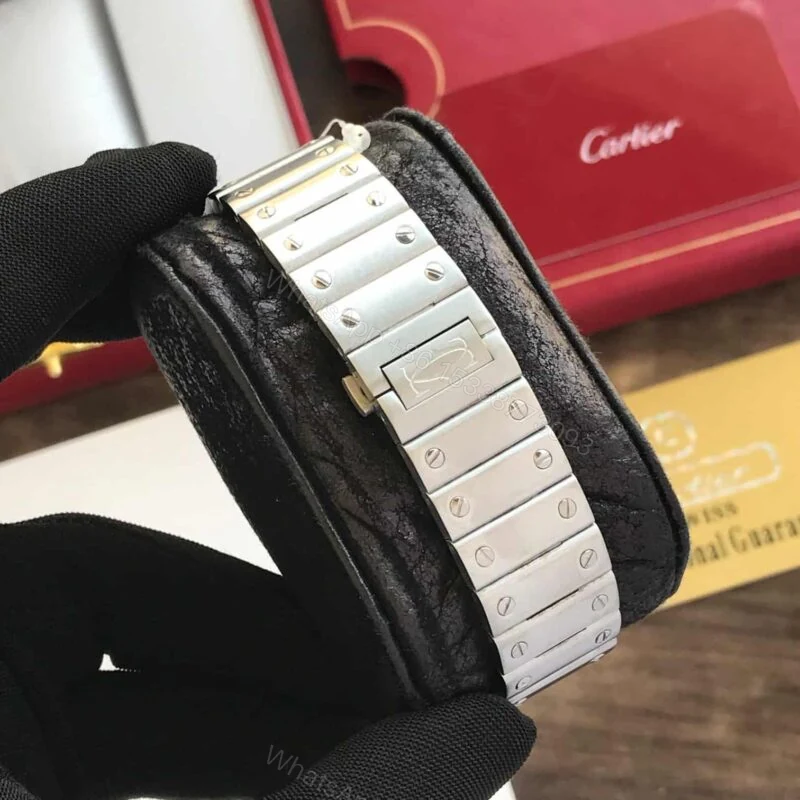 View 2 of Cartier Santos 43MM Silver Dial Automatic