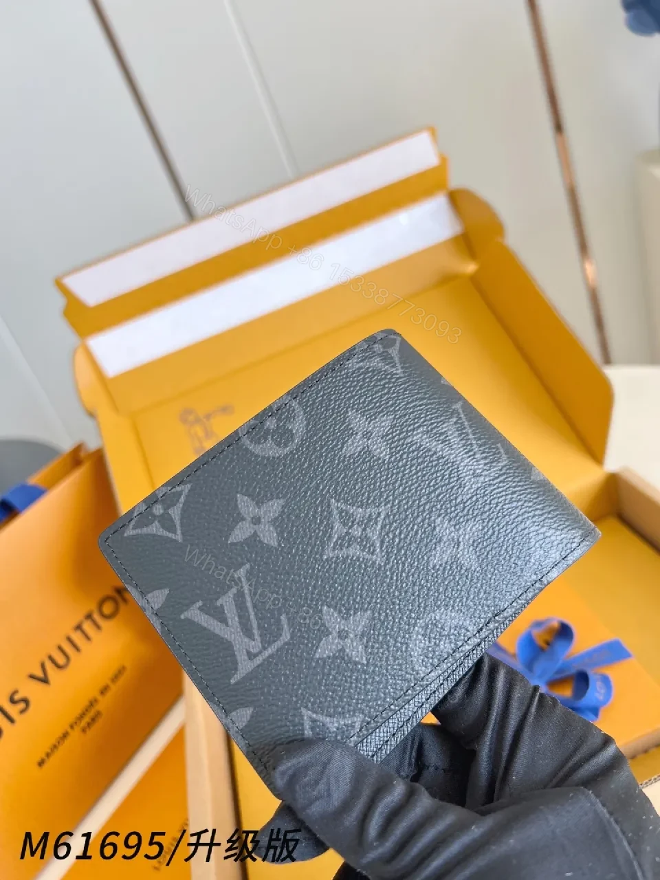 View 5 of Monogram Coated-Canvas Wallet: Luxe Everyday Style