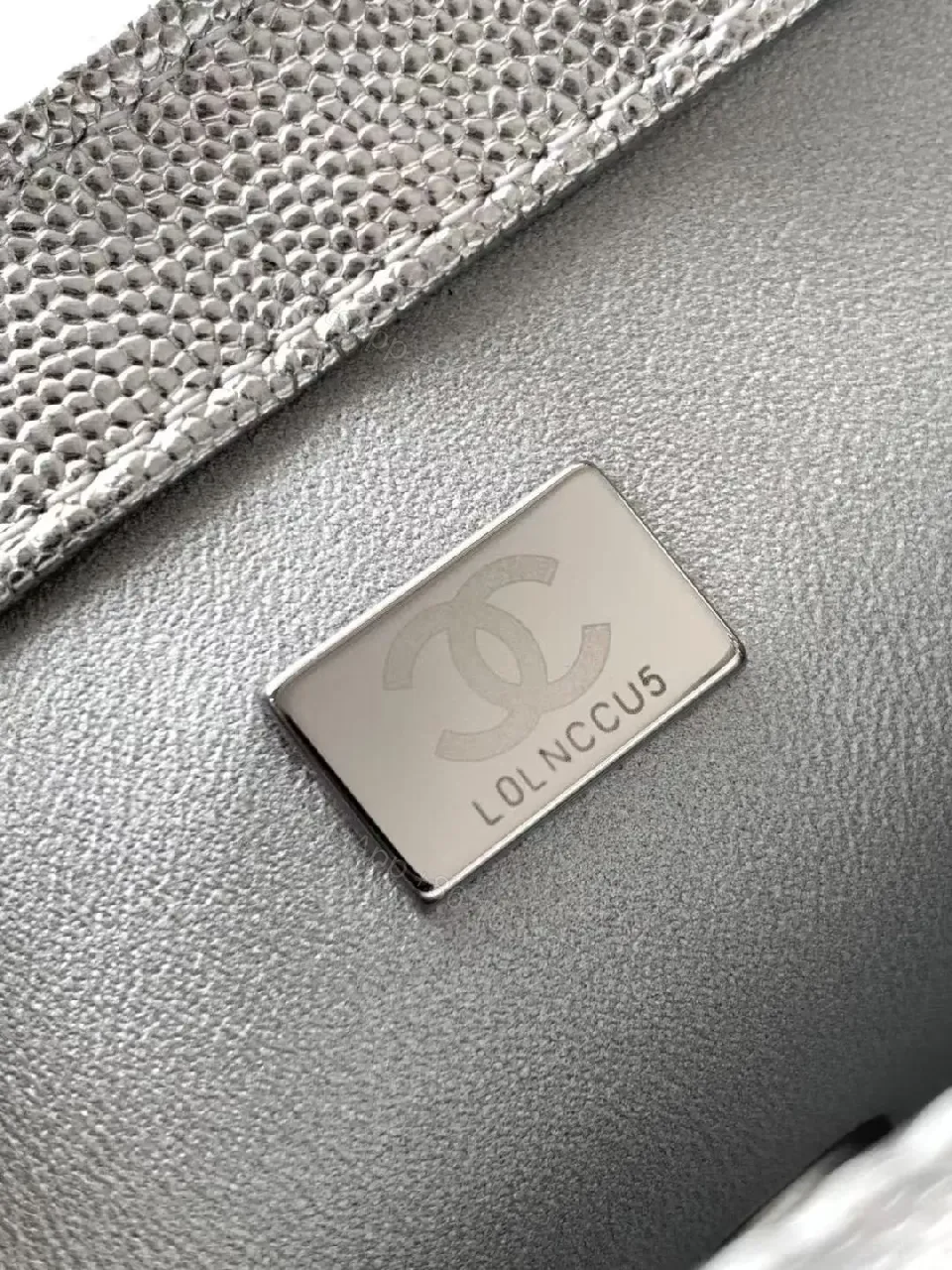 View 9 of Silver Quilted Crossbody: Timeless Italian Craft Bag