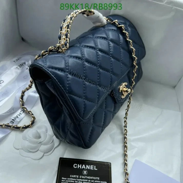 View 13 of Chanel Inspired Classic Black Flap Mini Bag- Elegant Style