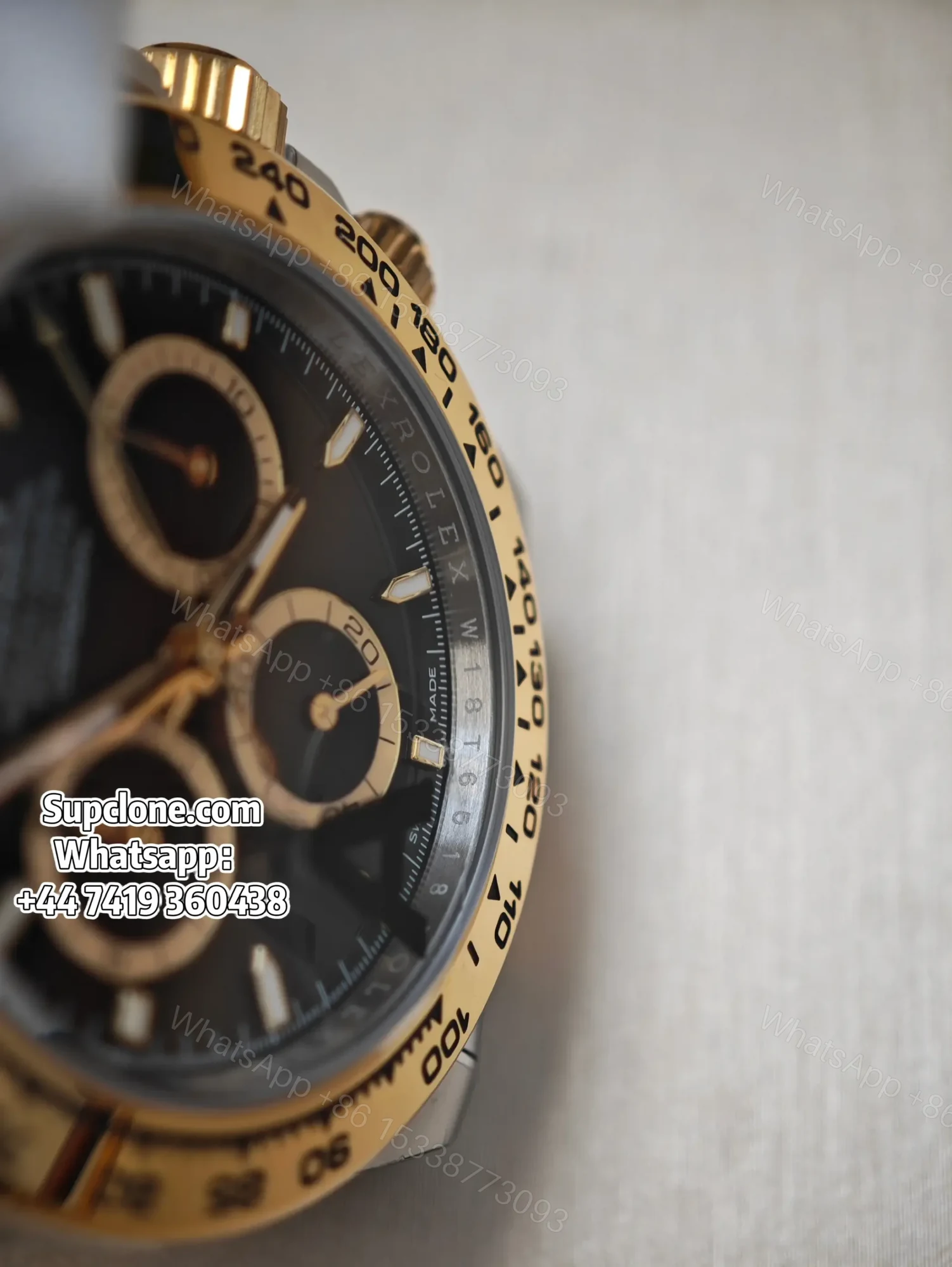 View 14 of Rolex Super Clone Daytona M126503-0003 Two-Tone Black Dial 4131 Movement