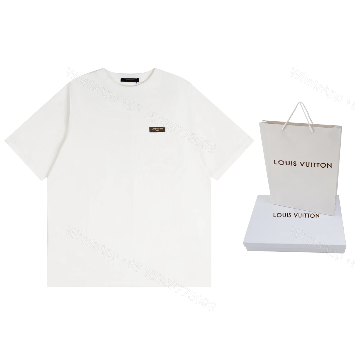 LV 原單男款Marque Logo短袖T恤 法式休閒風 — view 1