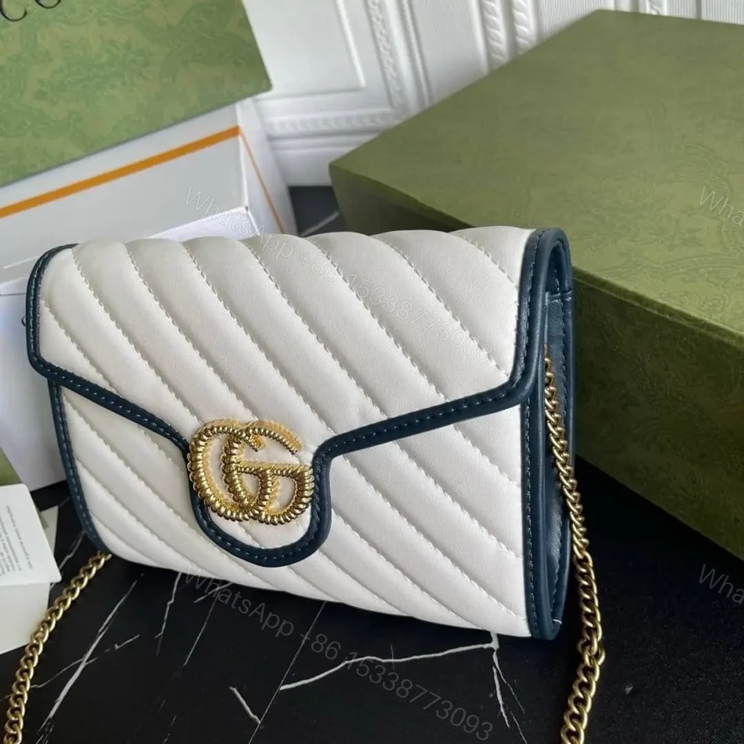 View 5 of Gucci Chain Wallet GG Marmont