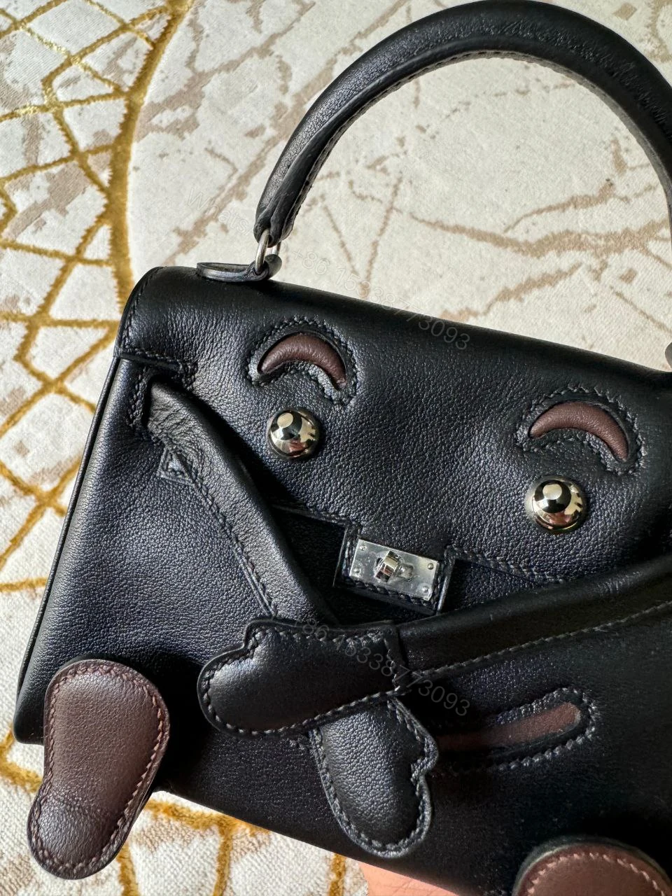 View 2 of DIY Leather Bag Kit – Kelly Doll Bag