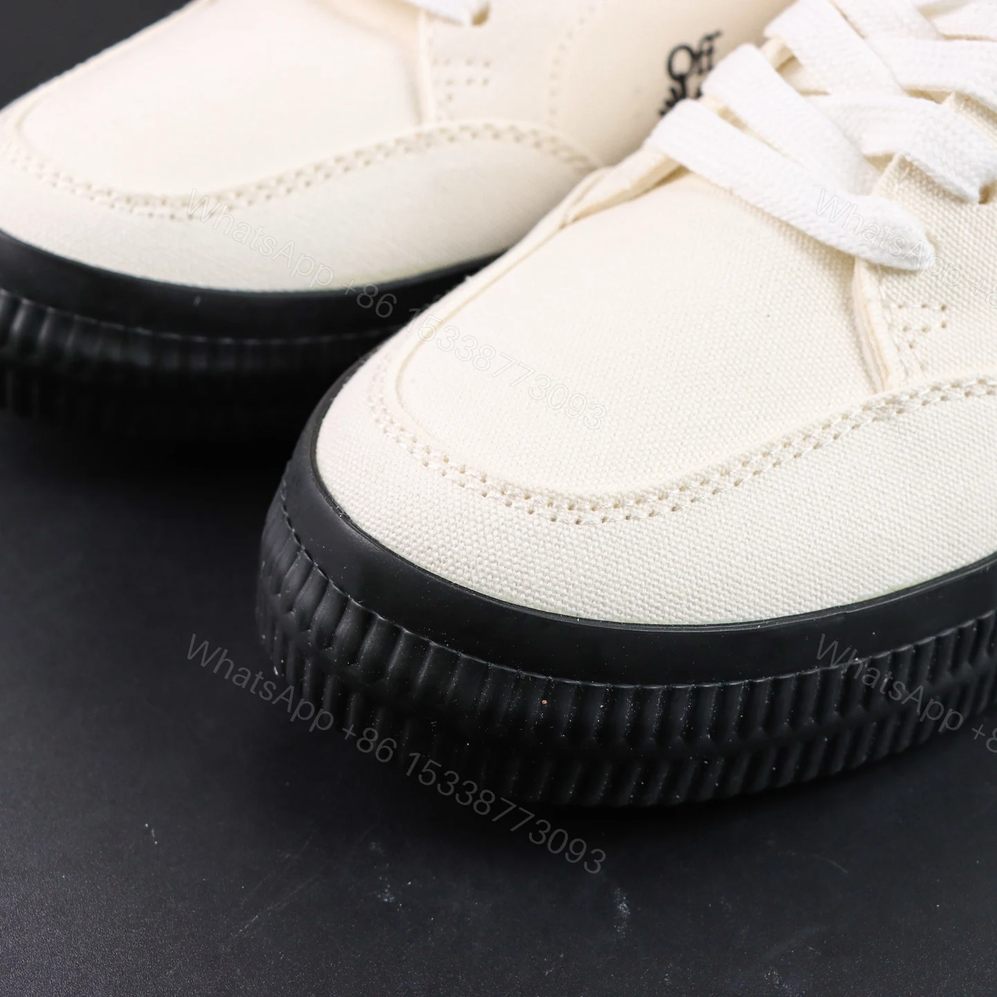 View 5 of Off White Low Vulcanised White Green