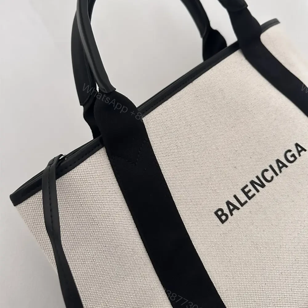View 8 of 高仿BalenciagaNavyCabas帆布托特包35CM