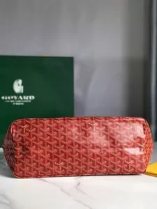 View 2 of Goyard Saint Louis Red Tote Bag