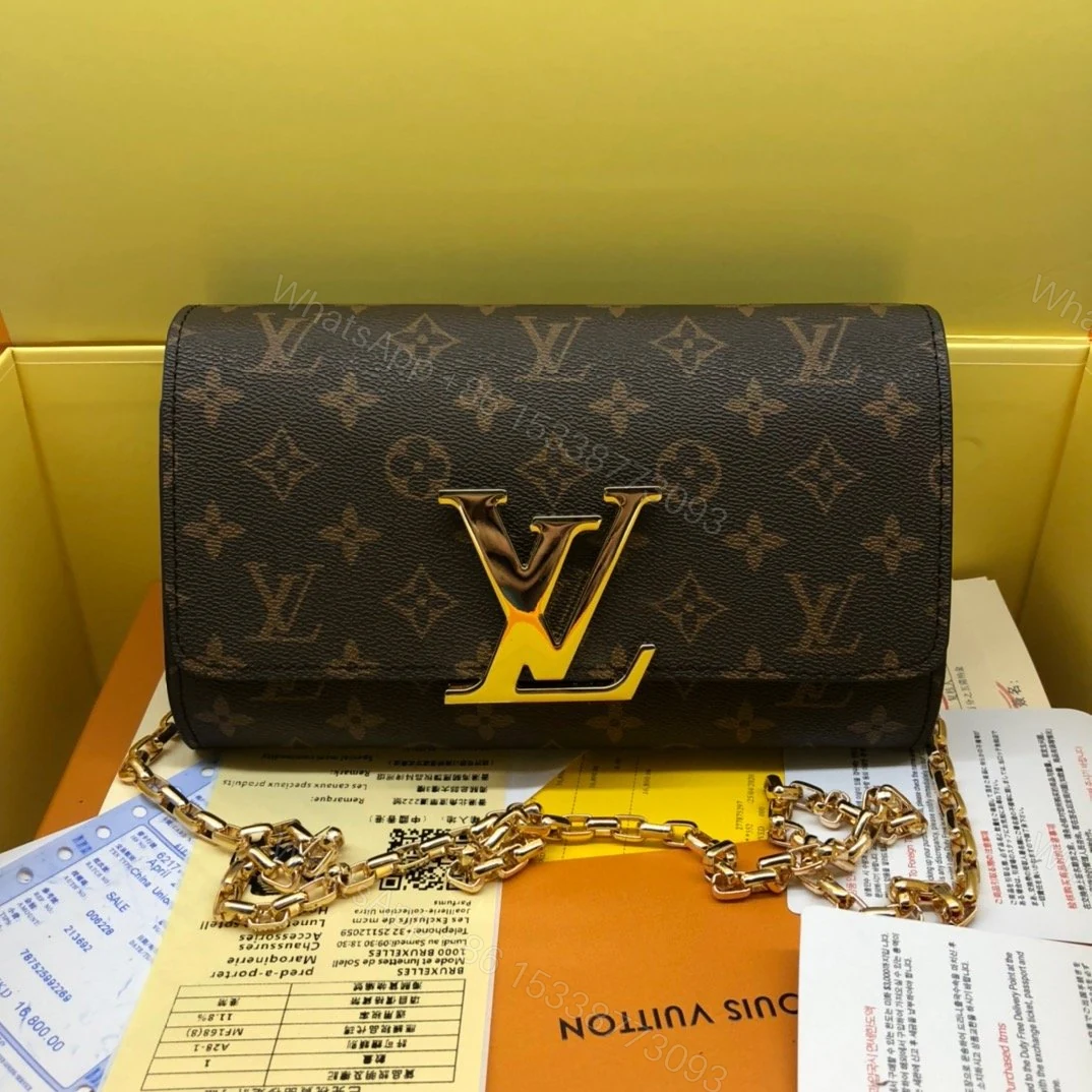 View 8 of Louis Vuitton Monogram Chain Wallet