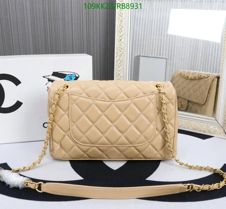 View 7 of Chanel Quilted Medium Black Double Flap Bag RB8931