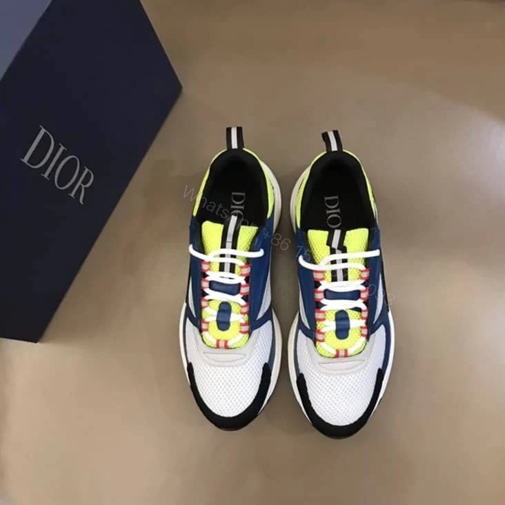 View 3 of B22 SNEAKER TECHNICAL MESH WITH AND CALFSKIN – CD102