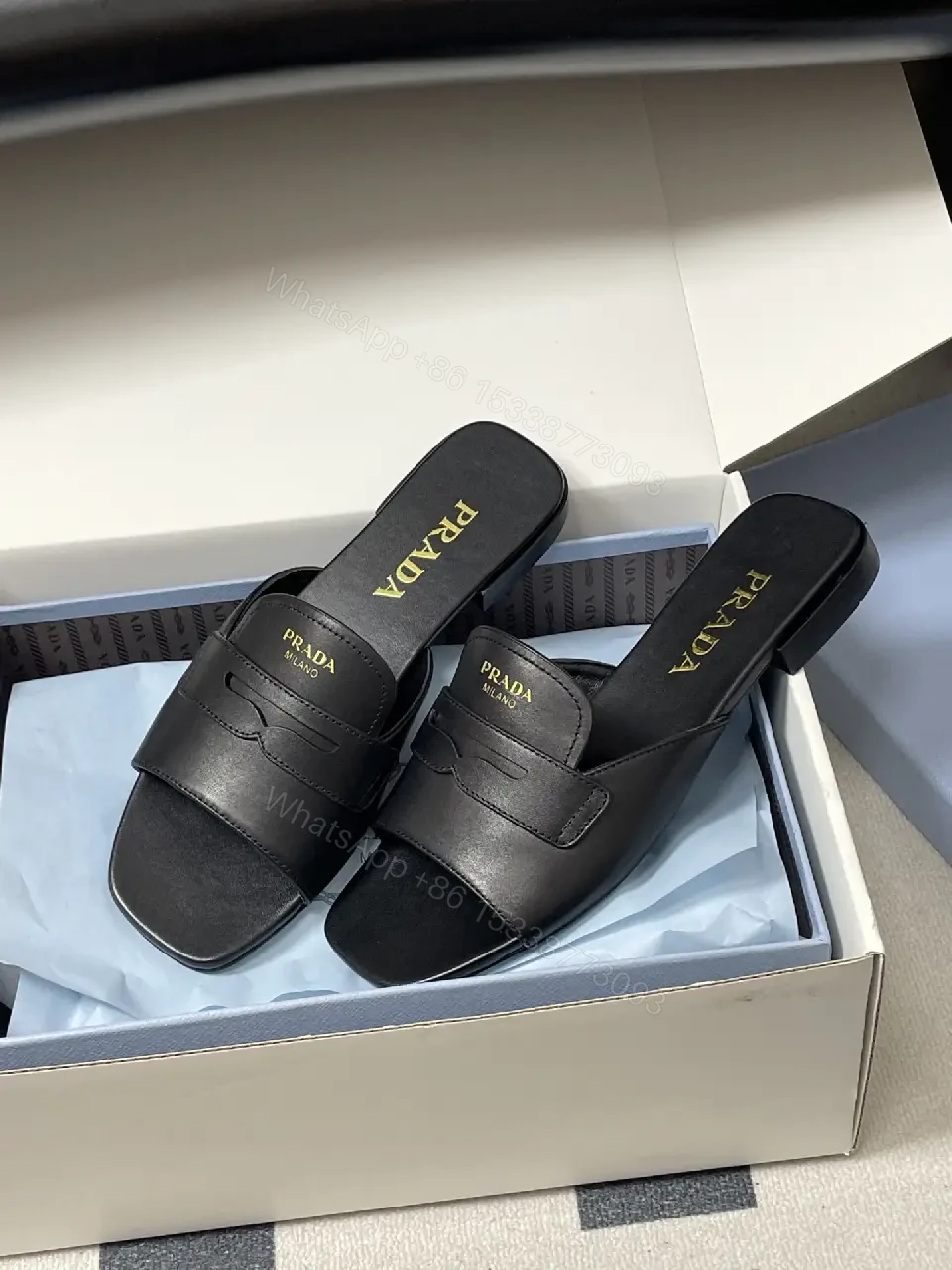 View 6 of Minimalist Black Leather Sandals — All-Day Comfort, Subtle Luxury