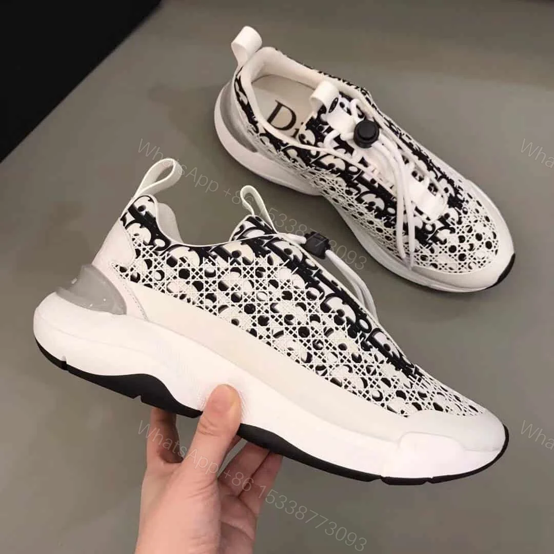 View 6 of DIOR B24 CANNAGE MOTIF BLACK SNEAKER – CD21