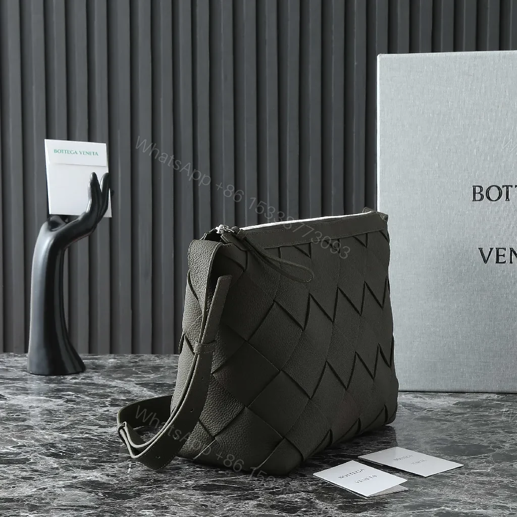 View 2 of Intrecciato-Texture Crossbody: All-Day Versatility Bag