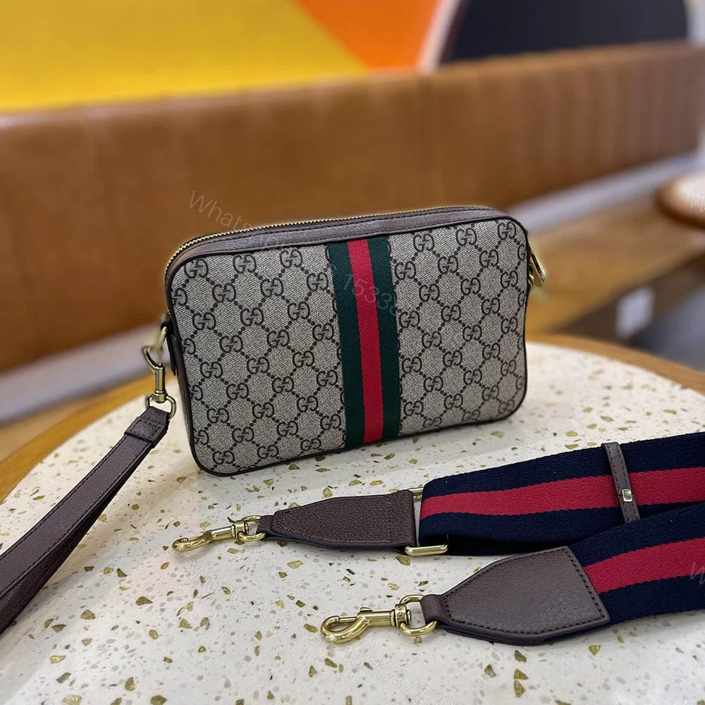 View 4 of Gucci Ophidia GG Shoulder Bag Beige Ebony 23.5Cm