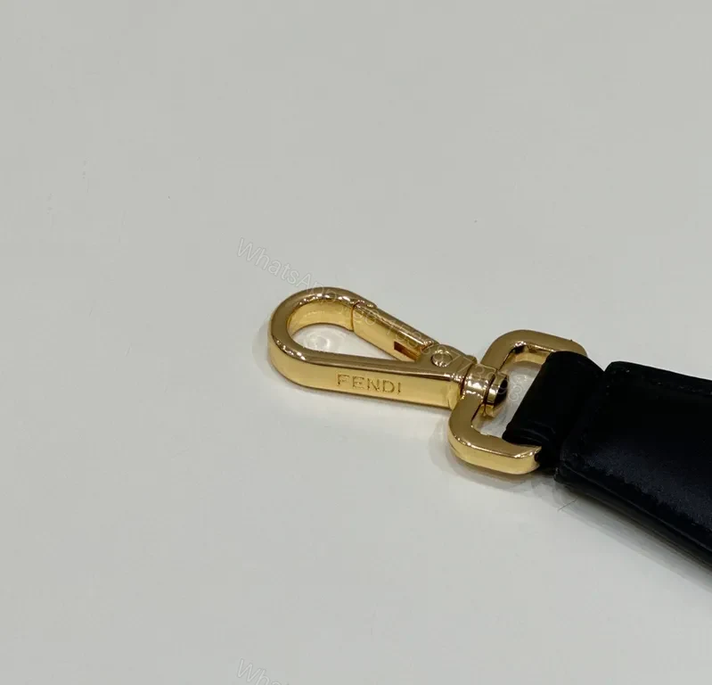 View 7 of Bold Fendi-Influence Strap: Luxe Webbing, Gold Hardware
