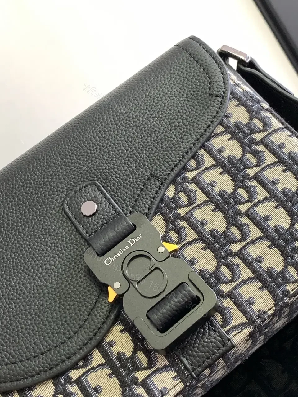 View 8 of Monochrome Textured Crossbody: Durable Everyday Luxus Bag