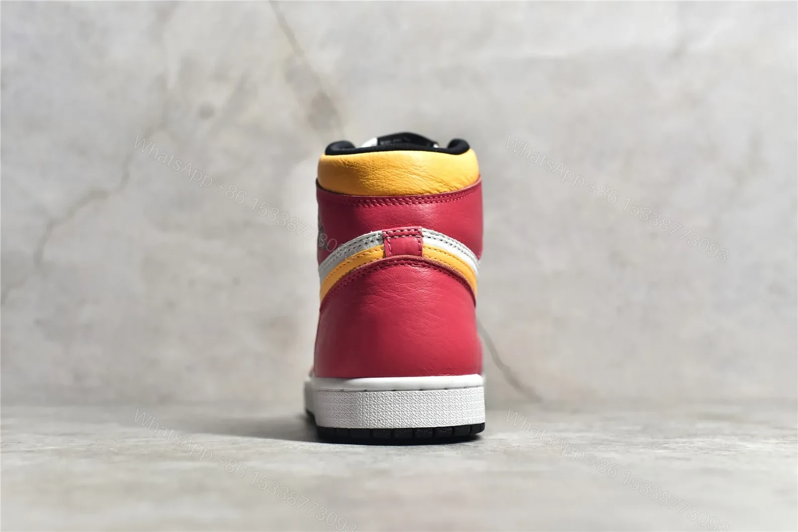 View 7 of Air Jordan 1 Retro High “Light Fusion Red” Reps
