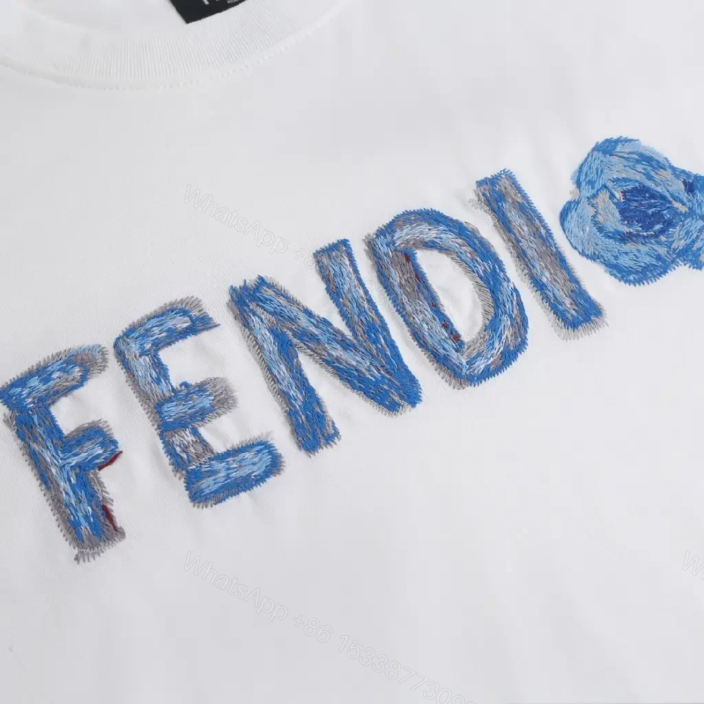 View 4 of White Cotton Graphic Tee — Bold Logo, Elevated Casual
