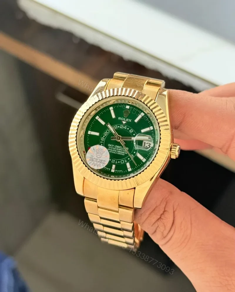 View 2 of Rolex Sky-Dweller Green Dial Automatic 40MM