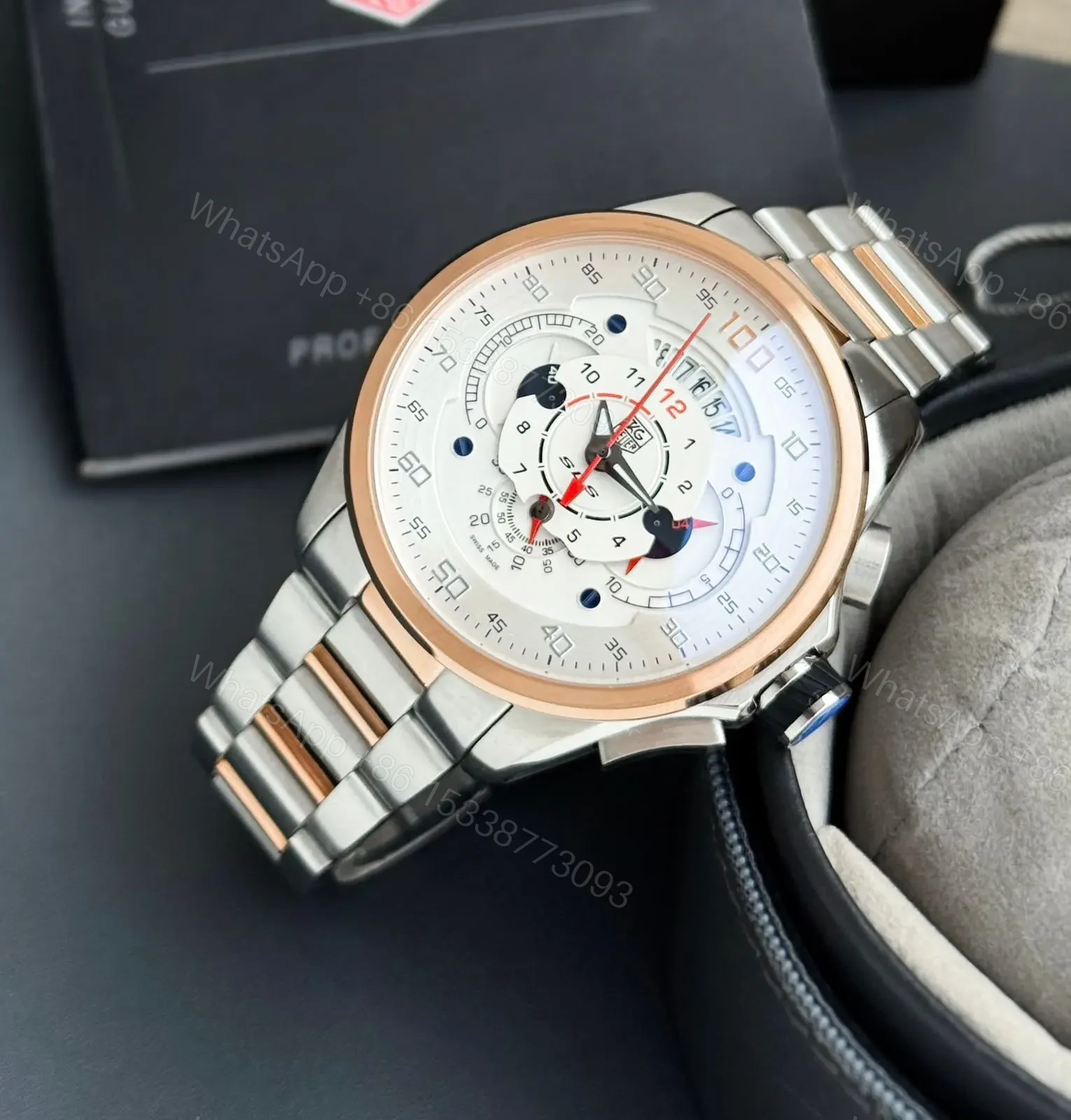 View 2 of Tag Heuer Analog Chronograph working