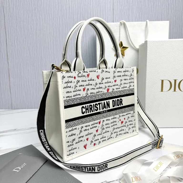 View 7 of Statement Quilted Satchel: Dior Heart-Texture Luxury Tote