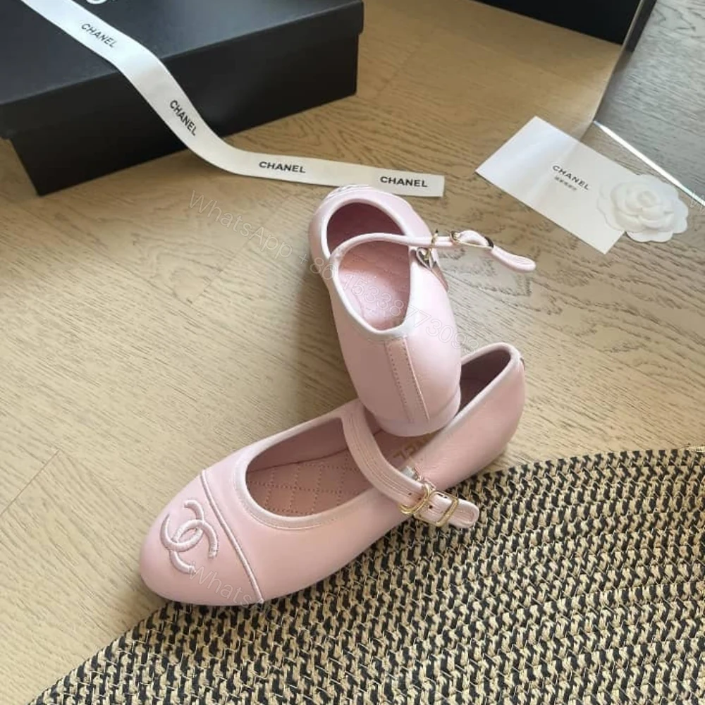 View 4 of Chanel Mary Jane Ballet Flat Ligh Pink