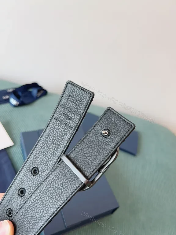 View 7 of Monogram Dior Belt: Subtle Luxury, Palladium Buckle, 2.5cm